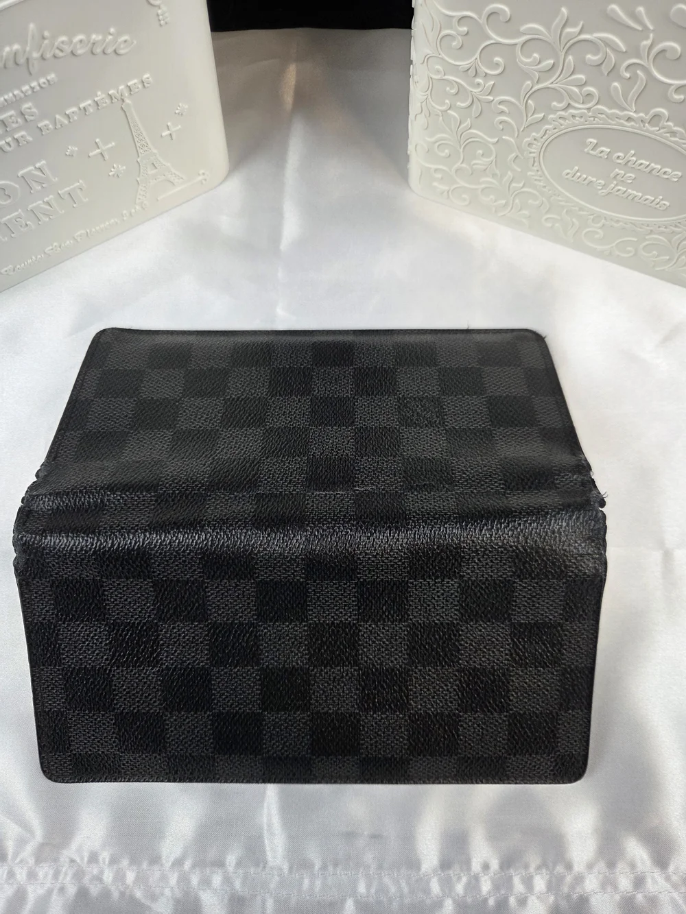 Louis Vuitton Damier Graphite Brazza Long Wallet Black